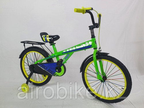 Велосипед Pro Rider 020PRO, черно-зеленый