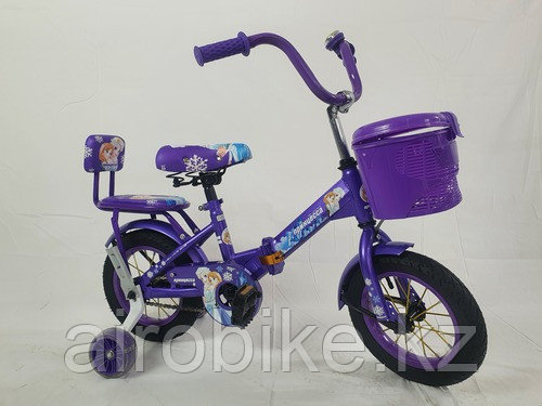 Велосипед Принцесса 12 2021 S фиолетовый