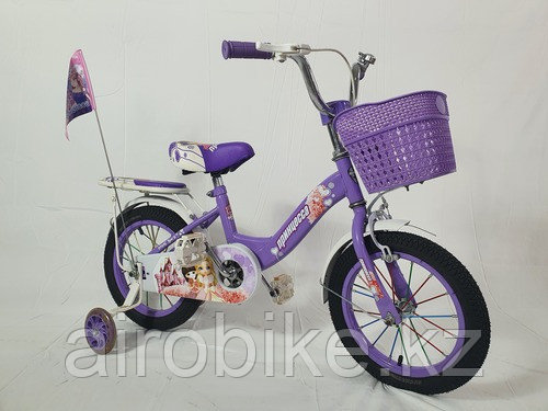 Детский подростковый велосипед Принцесса, фиолетовый