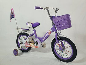 Детский подростковый велосипед Принцесса, фиолетовый