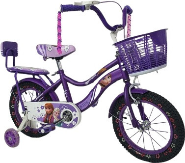 Детский городской велосипед Принцесса, фиолетовый