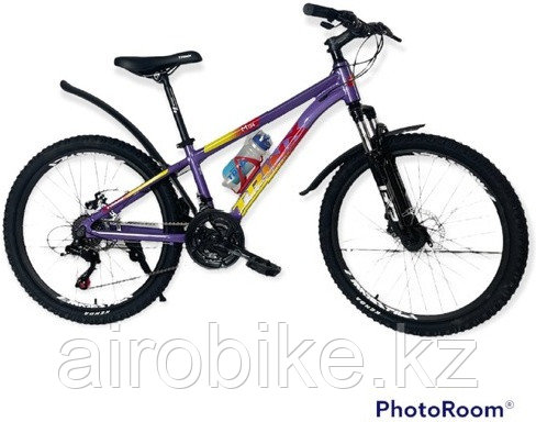 Подростковый спортивный велосипед TRINX M134, фиолетовый