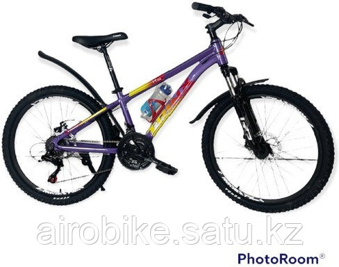 Велосипед TRINX M134 24 2022 M фиолетовый