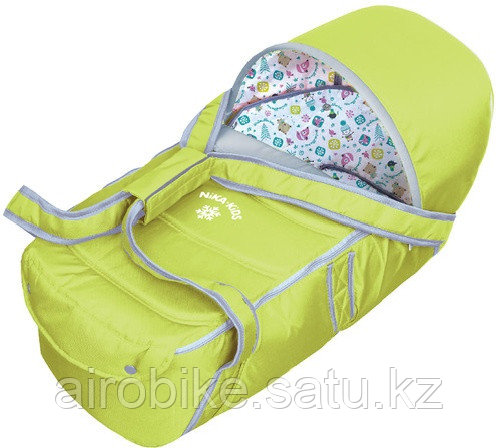 Люлька-переноска Nika Kids Люлька-переноска для санок и колясок арт. Л1л желтый
