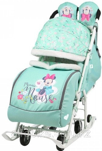 Санки Nika Kids Disney-baby 2 Минни Маус мятный