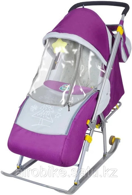 Санки Nika Disney Baby 1-1 Орхидея фиолетовый