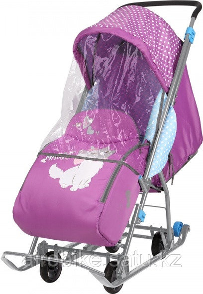 Санки Nika Disney Baby фиолетовый