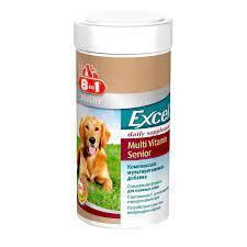 8in1 Excel Multi Vitamin Senior, 8в1 Эксель мультивитамины для пожилых собак, уп. 70табл.