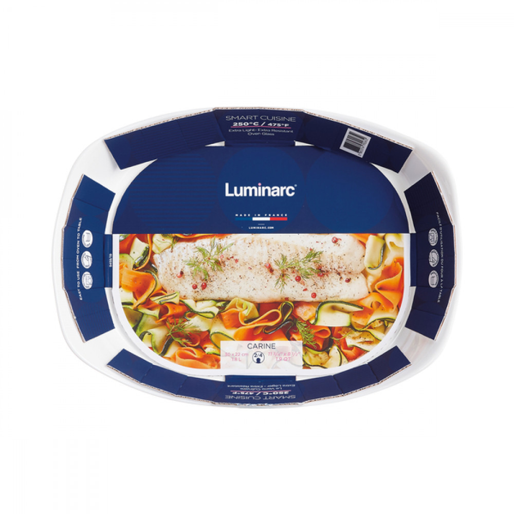 Форма для запекания Luminarc Carine Smart Cuisine 38*28см (P8330) - фото 4 - id-p101410692