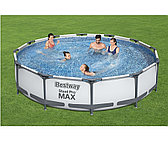 Каркасный бассейн круглый 366х76 см с фильтр-насосом, Bestway 56416