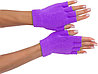 Перчатки противоскользящие для занятий йогой, фиолетовые, фото 4