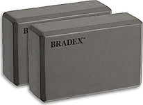 Блоки для йоги, Bradex SF 0612, серый, 2 шт