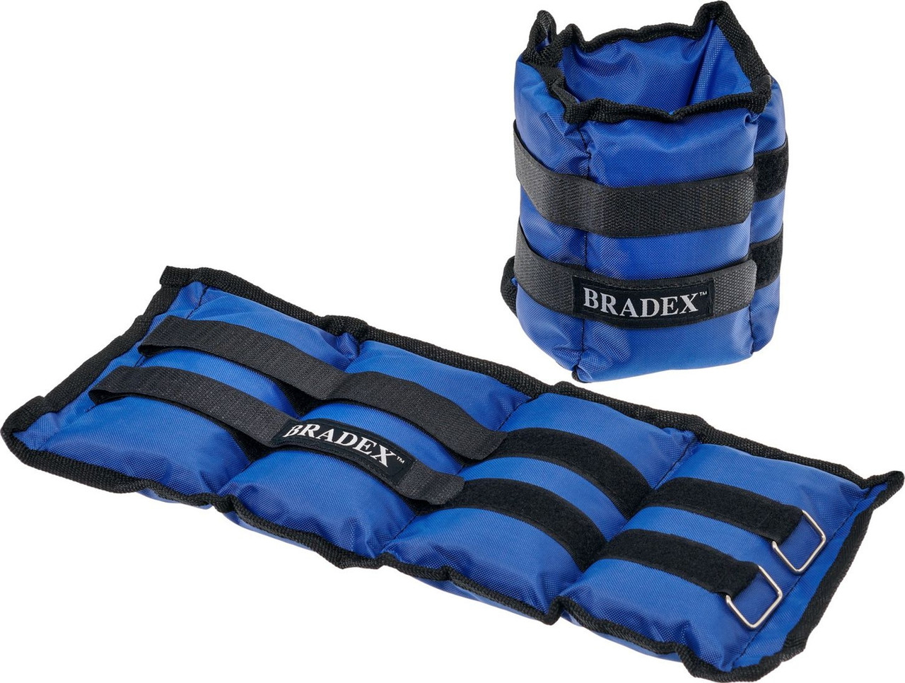 Утяжелители для рук и ног Bradex SF 0745, 2 шт.*3 кг, синие, полиэстер