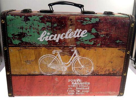 Чемодан деревянный декоративный в винтажном стиле «Your style – Your story» (M / Bicycle), фото 2