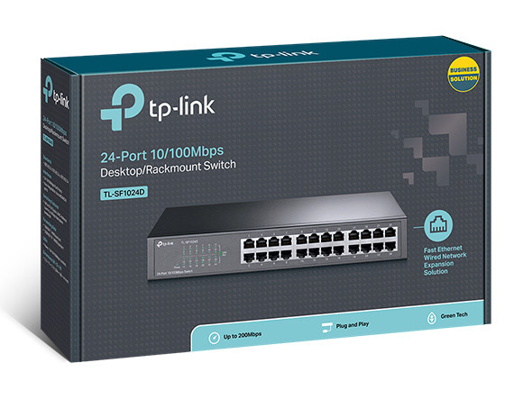 Коммутатор TP Link TL-SF1024D - фото 3 - id-p47745883