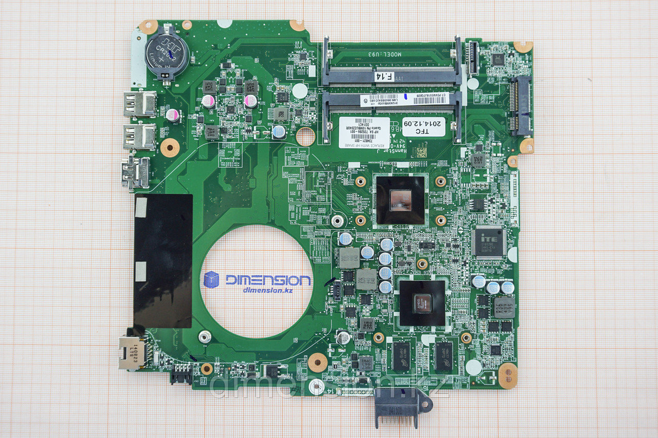Новая!!! Материнская плата DA0U93MB6D2 Rev. D для HP 15-N series 734821-001 735286-001
