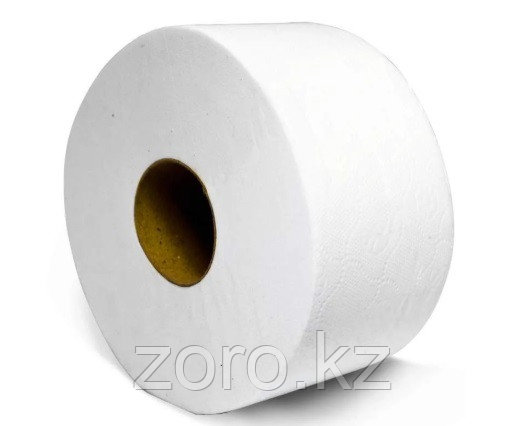 Туалетная бумага двухслойная 100 метров на втулке 60 мм для диспенсеров Джамбо. BMJ-100 - фото 6 - id-p101449351