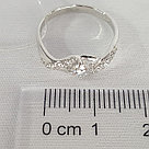 Кольцо из серебра с фианитами SOKOLOV 94012201 покрыто  родием, фото 3