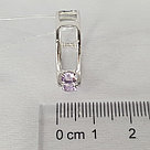 Кольцо из серебра с аметистами SOKOLOV 92012128 покрыто  родием, фото 3