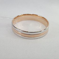 Обручальное кольцо их золочёного серебра DIAMANT ( SOKOLOV ) 93-111-01459-1 позолота