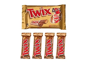 Шоколадный батончик "Twix", мультипак 4*55г