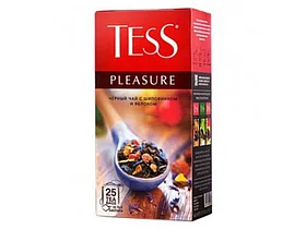 Чай Tess "Pleasure" c шиповником и яблоком , 25 пакетиков