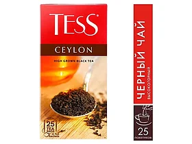 Чай Tess "Ceylon" черный,  25 пакетиков