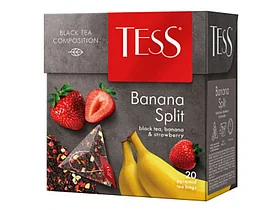 Чай Tess "Banana Split" черный фруктовый,  20 пакетиков