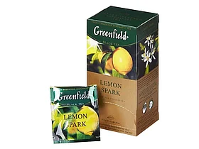 Чай Greenfield Lemon Spark черный с лимоном, 25 пакетиков