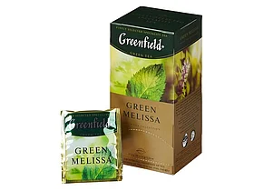 Чай Greenfield Green Mellissa зеленый с мелиссой, 25 пакетиков
