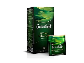 Чай Greenfield Flying Dragon китайский зеленый, 25 пакетиков