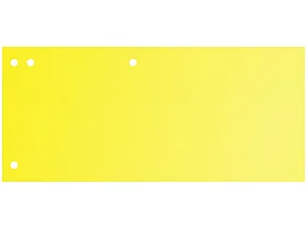 Разделитель бумажный Donau, 100 листов 105х235, 190гр, жёлтый