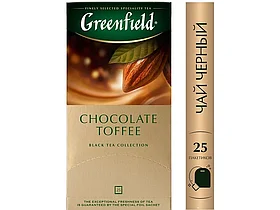 Чай Greenfield Chocolate Toflee черный, 25 пакетиков