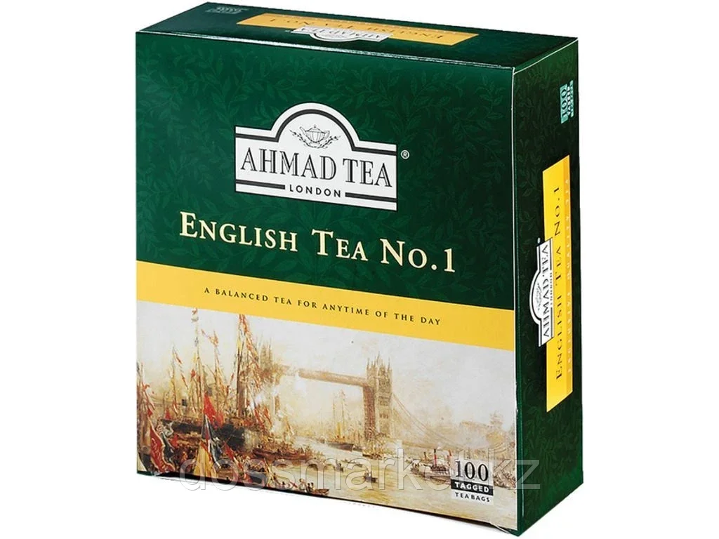 Чай AHMAD English Tea (английский чай № 1), черный 100 пакетиков - фото 1 - id-p101458806