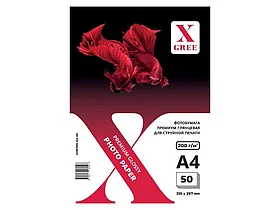 Фотобумага X-GREE "Premium" А4, глянцевая, 200 г/кв.м (50 листов)