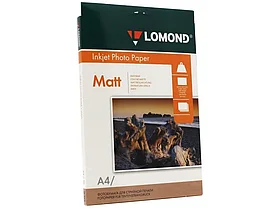 Фотобумага LOMOND А4, матовая, 230 г/кв.м, (50 листов)