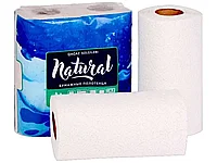 Полотенца бумажные Маолин "Natural" 2-х слойные, 2 рулона в упаковке