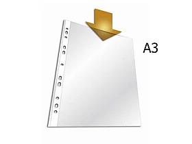 Файл-вкладыш Berlingo, формат А3, 40 мкм., вертикальный