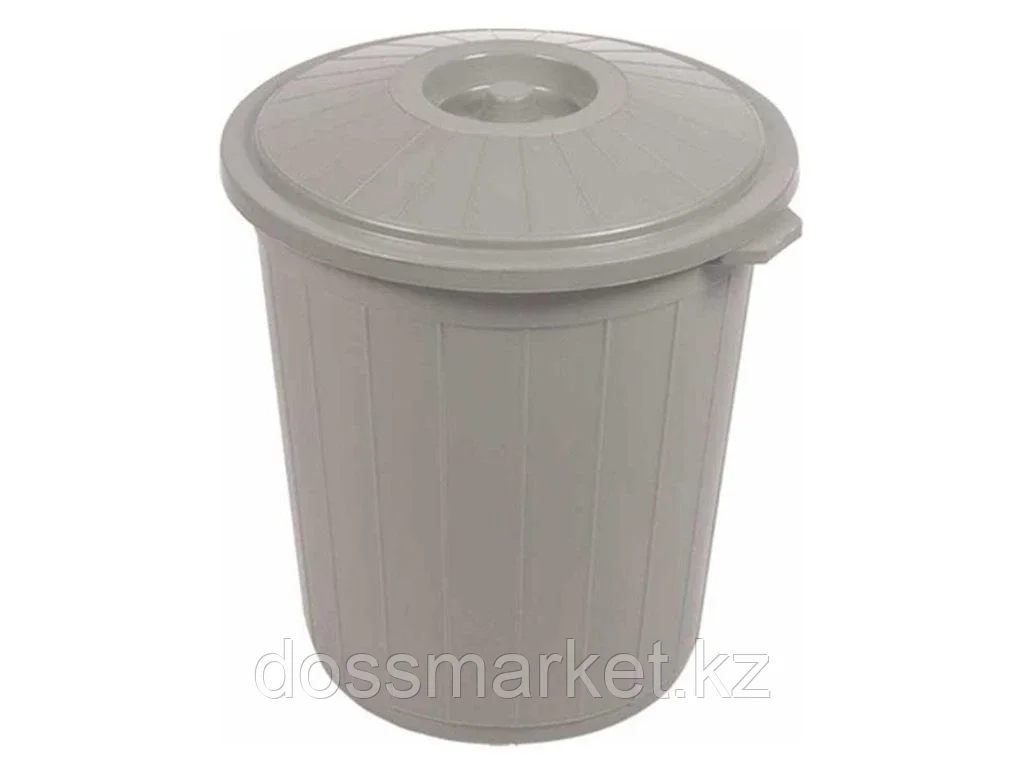 Урна мусорная Linex 70 литров, пластиковая, серая - фото 1 - id-p101458891