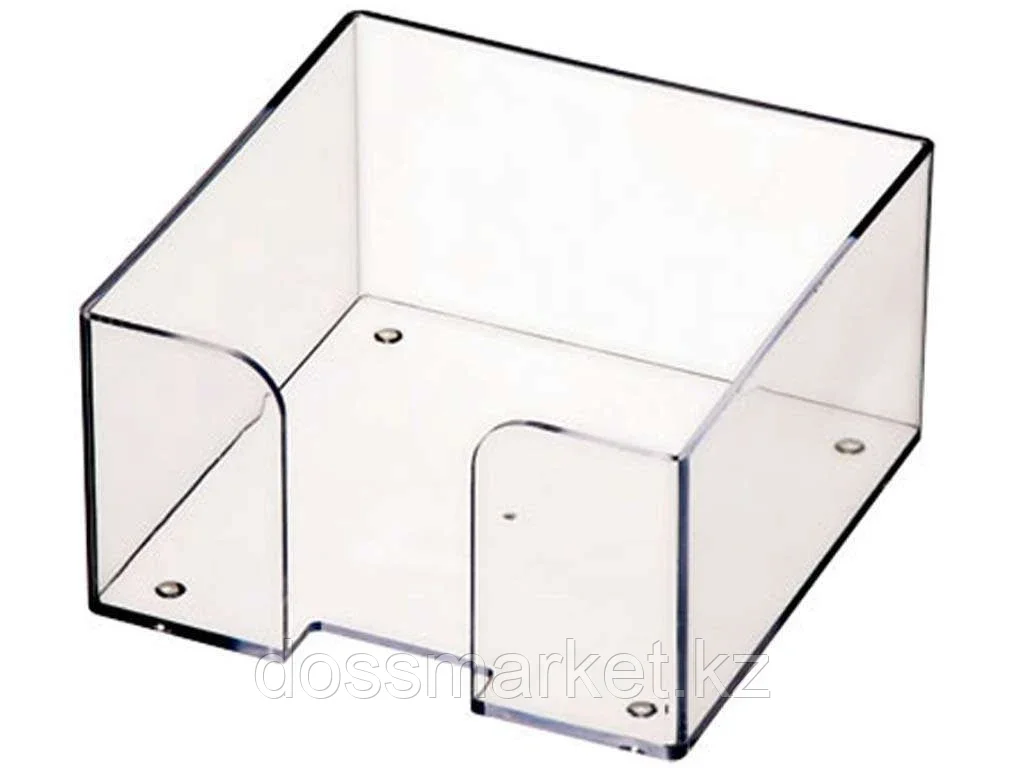 Пластбокс СТАММ прозрачный для бумажного блока 9х9х5 см