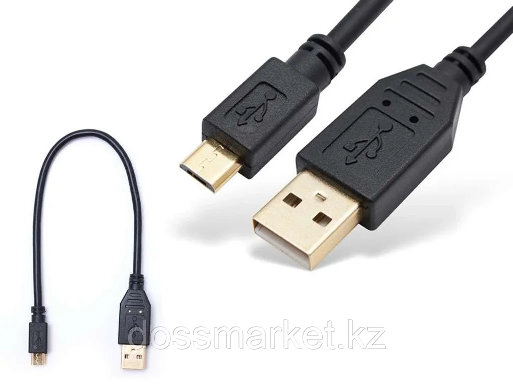 Переходник MICRO USB на USB SHIP 0,25 метра - фото 1 - id-p101459774