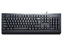 Клавиатура Delux DLK-601OUB черная, Анг/Рус/Каз