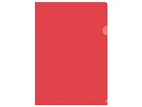 Папка-уголок OfficeSpace, А4, 150 мкм, красная