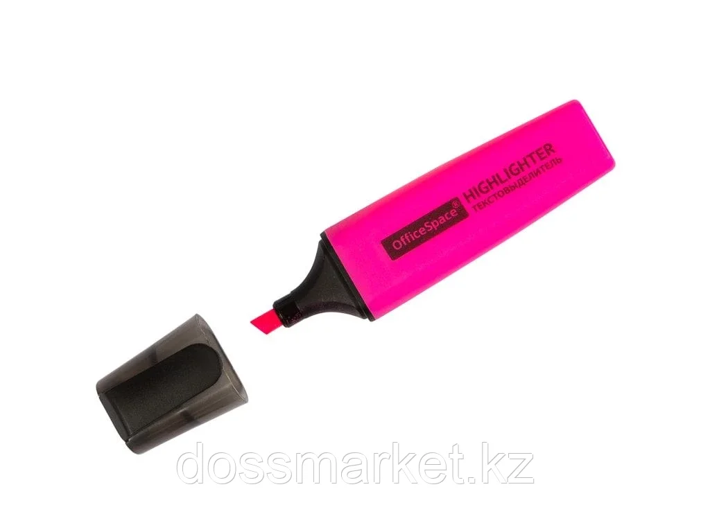 Текстовыделитель OfficeSpace 1-5 мм, розовый - фото 1 - id-p101459012