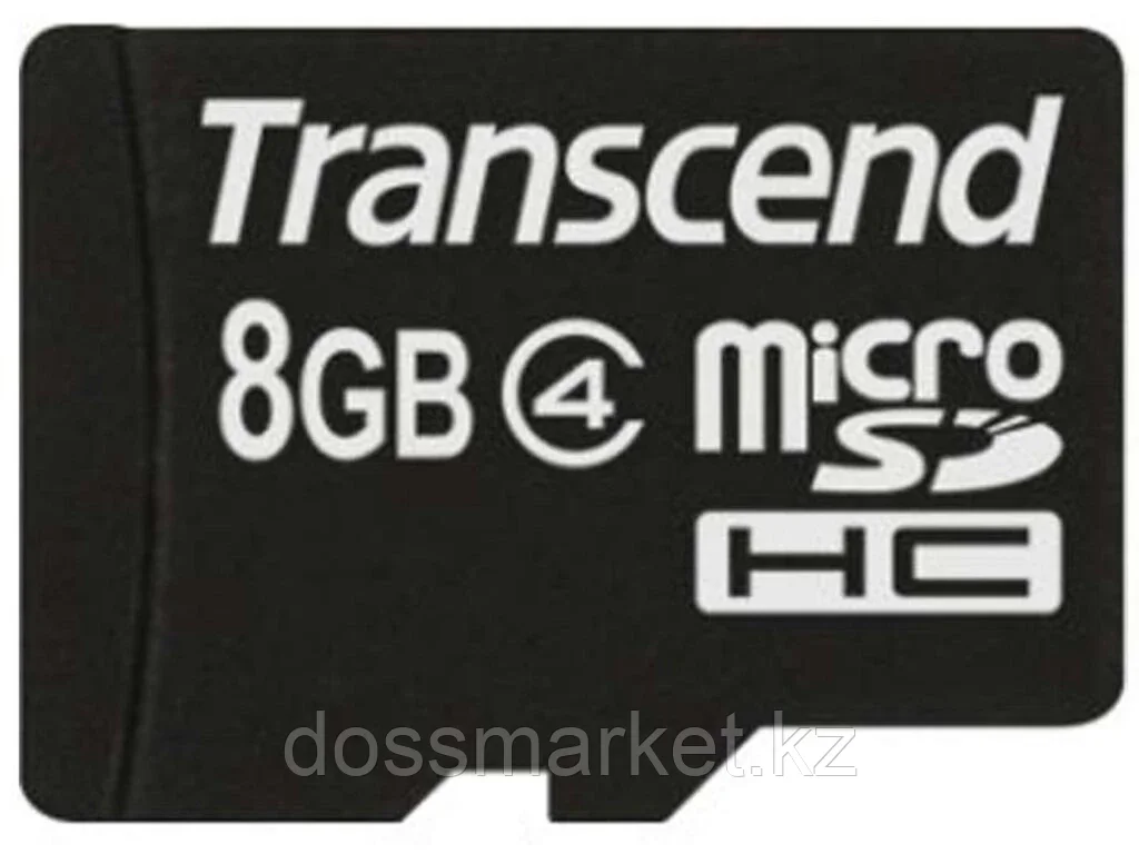 Карта памяти Transcend MicroSD 8GB Class 4 - фото 1 - id-p101460731