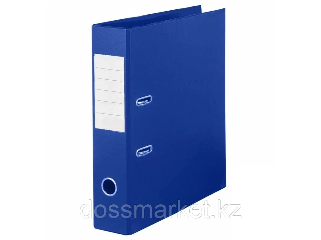 Папка-регистратор Deluxe "Office" А4, ширина корешка 70 мм, синяя - фото 1 - id-p101459845