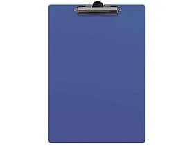 Папка-планшет с крышкой DONAU А4, пластиковая, темно-синяя