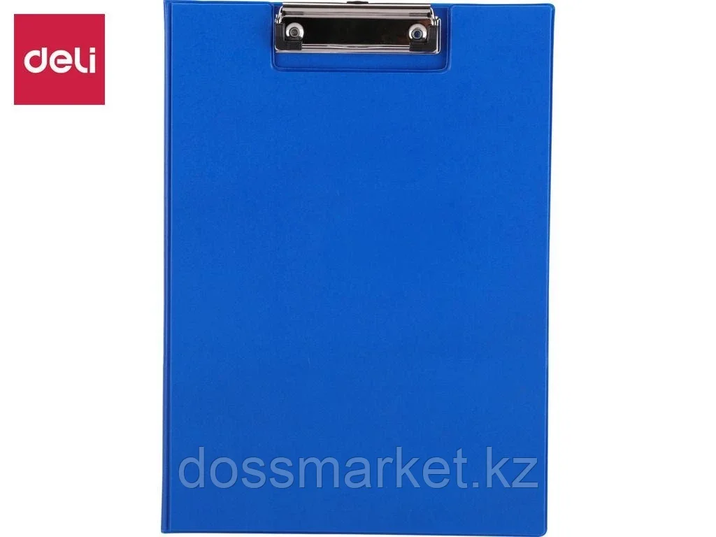 Папка-планшет с крышкой DELI А4, синяя