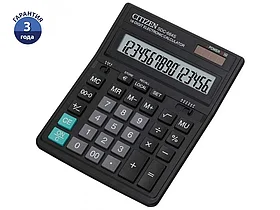 Калькулятор настольный CITIZEN "SDC-664" 16-разрядный черный
