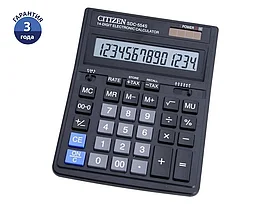 Калькулятор настольный CITIZEN "SDC-554" 14-разрядный черный